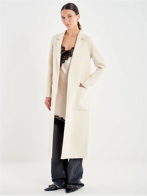 Cappotto Basic Monopetto VICOLO | TF0002/PANNA